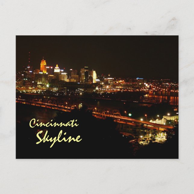 Postal Cincinnati Skyline (Anverso)