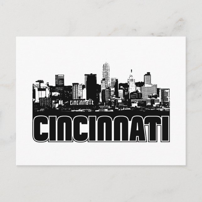 Postal Cincinnati Skyline (Anverso)