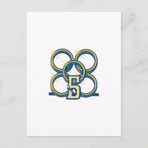 Postal ¡Cinco anillos de oro!