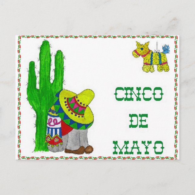 POSTAL CINCO DE MAYO (Anverso)