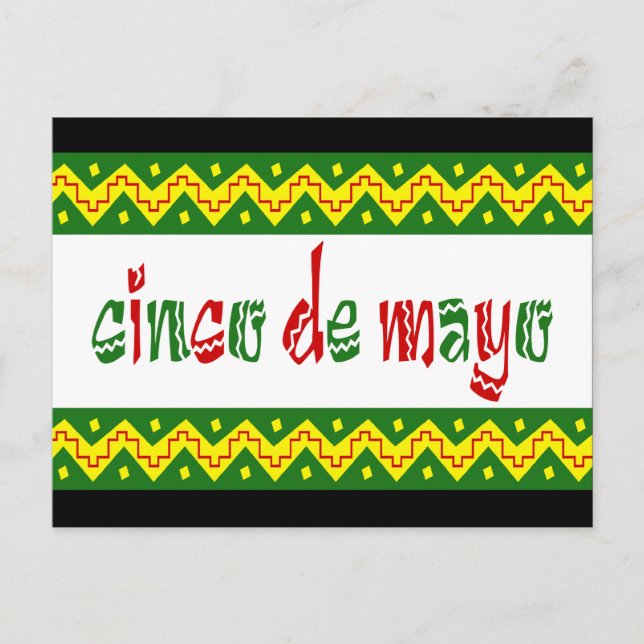 Postal cinco de mayo (Anverso)