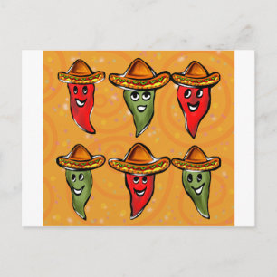 Postal Cinco de Mayo Peppers