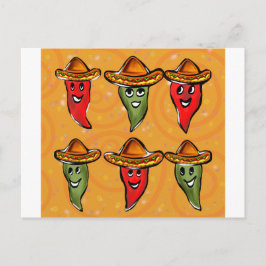 Postal Cinco de Mayo Peppers