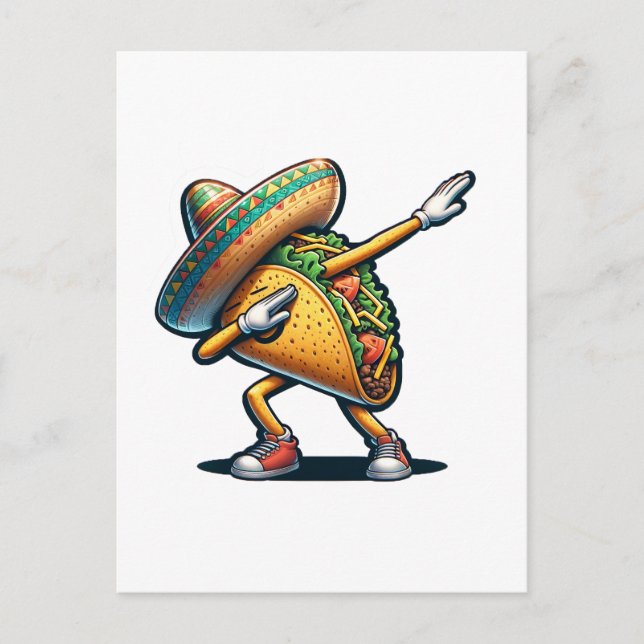 Postal Cinco de Mayo Taco (Anverso)
