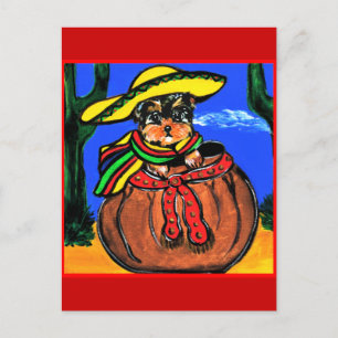 Postal Cinco de Mayo Yorkie Poo