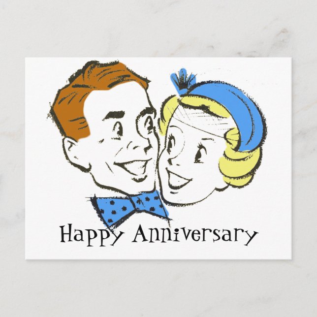 Postal Cincuenta Aniversario Feliz (Anverso)
