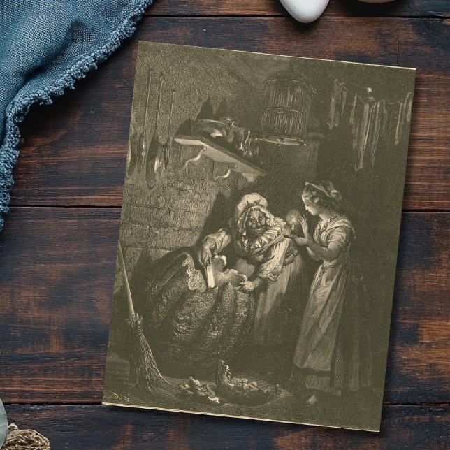 Postal Cinderella Pumpkin - Gustave Doré (Subido por el creador)