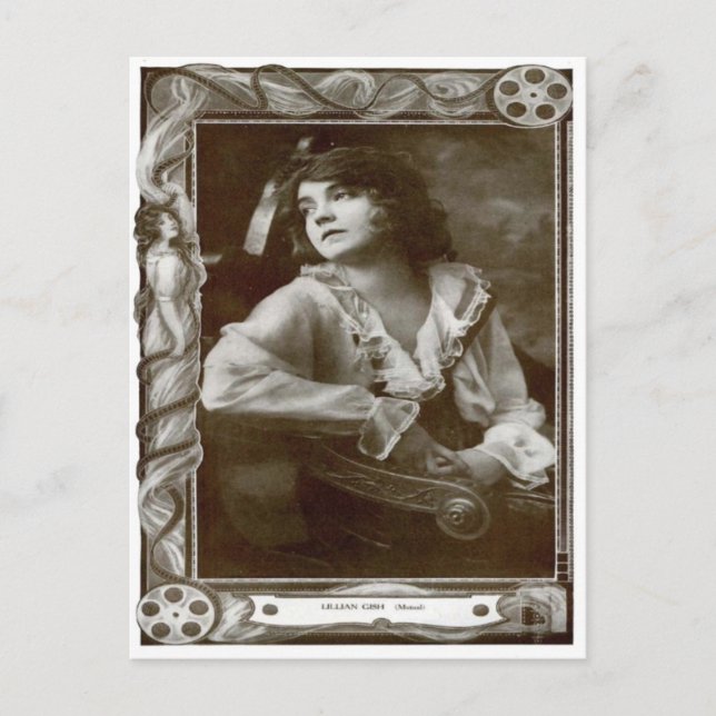 Postal Cine de época Lilian Gish Postcard (Anverso)
