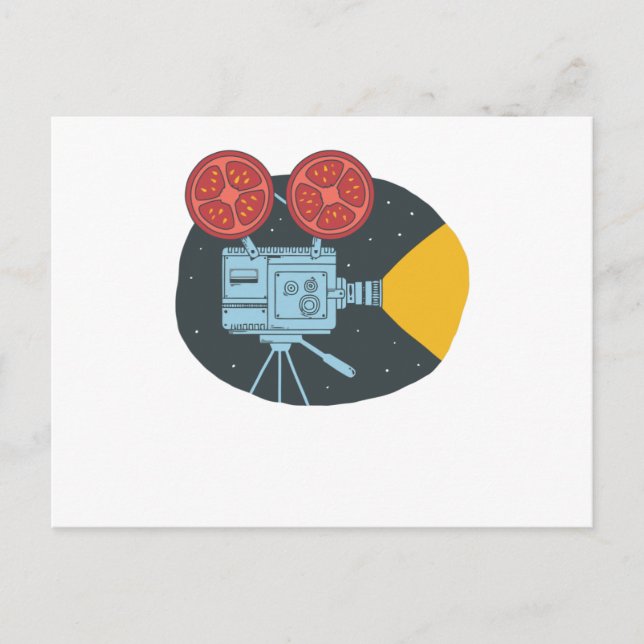 Postal Cine de tomates (Anverso)