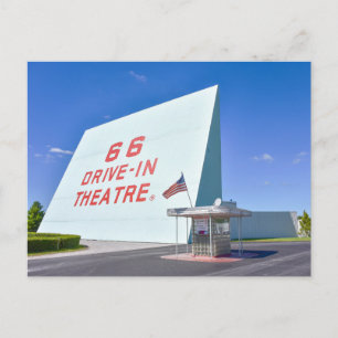 Postal Cine Drive-In 66, Ruta 66, Carthage, Misuri