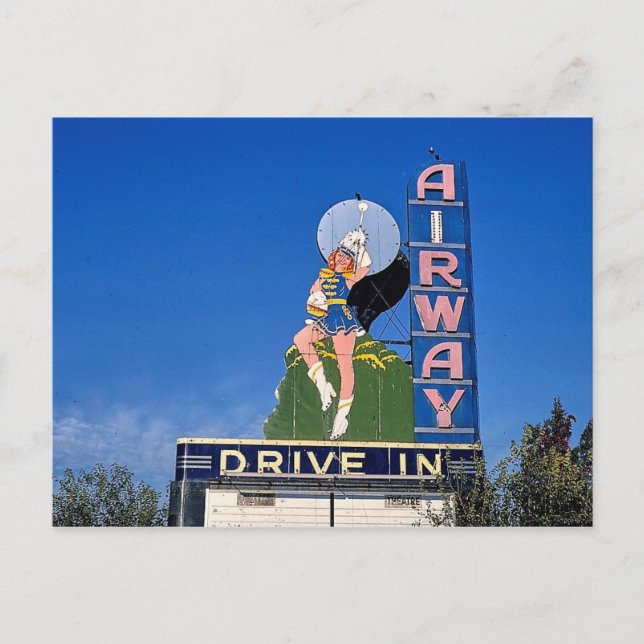 Postal Cine Drive-In Airway, Saint Ann, Missouri (Anverso)