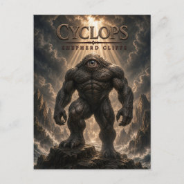 Postal Cine Oscuro Cyclops Acantilados del Pastor