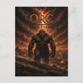 Postal Cine Oscuro de la Estepa de Hierro de Orcos