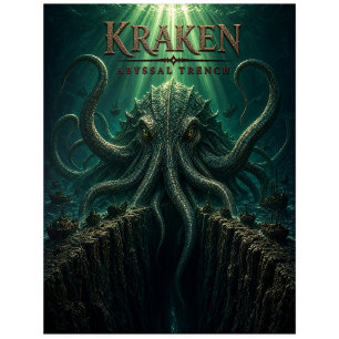 Postal Cine Oscuro Fosa Abisal Kraken