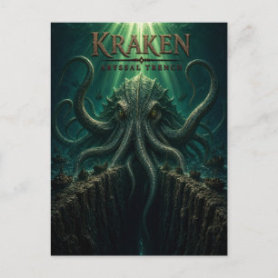 Postal Cine Oscuro Fosa Abisal Kraken