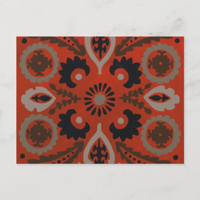 Postal Cinnabar Suzani II (Anverso)