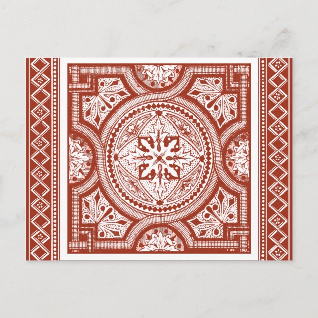 Postal Cinnabar Woodblock IV (Anverso)