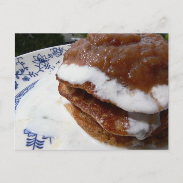 Postal Cinnamon Almond Pancakes (Anverso)