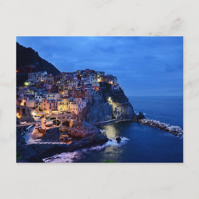 Postal Cinque Terra de Italia (Anverso)