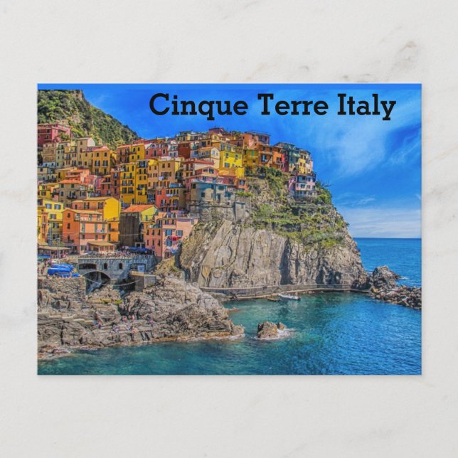 Postal Cinque Terre Italia (Anverso)