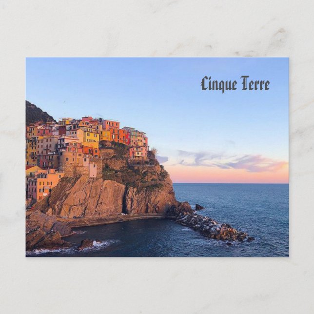 Postal Cinque Terre, Italia (Anverso)
