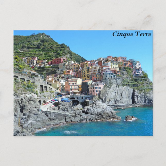 Postal Cinque Terre, Italia (Anverso)