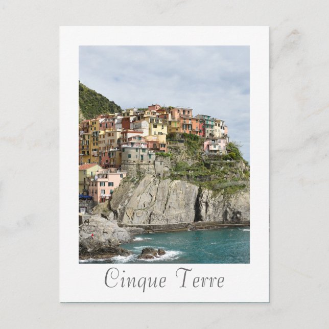 Postal Cinque Terre, Italia (Anverso)