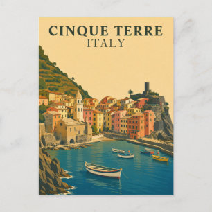 Postal Cinque Terre Italia Viajes Antiguos Riviera Italia