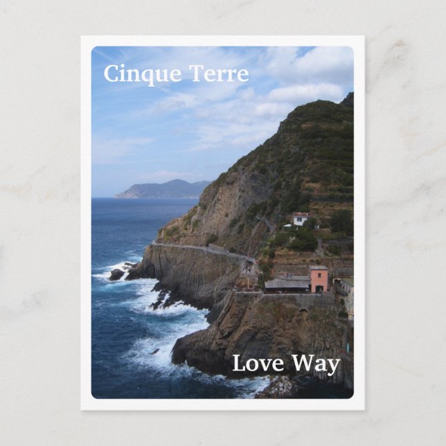 Postal CINQUE TERRE - Liguria - MANERA DE AMAR - (Anverso)