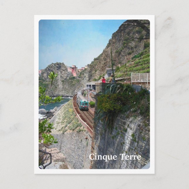Postal CINQUE TERRE - Liguria - Tren - (Anverso)