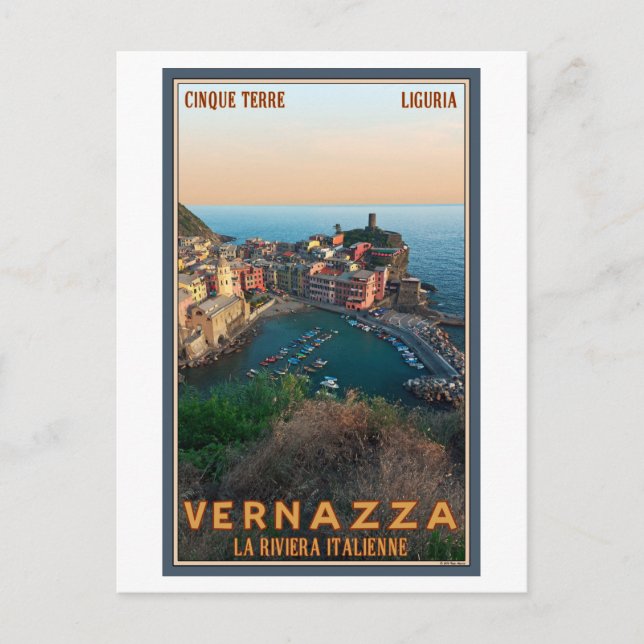 Postal Cinque Terre - Vernazza (Anverso)