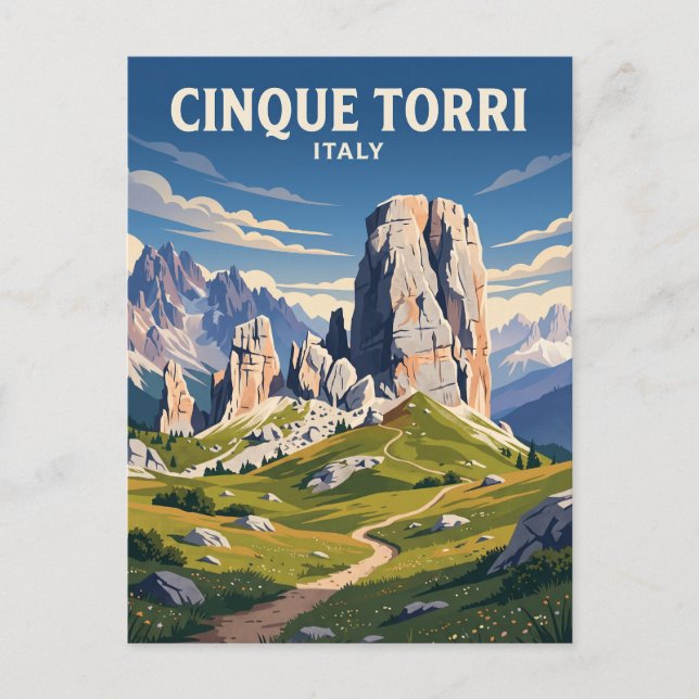 Postal Cinque Torri Italia (Anverso)