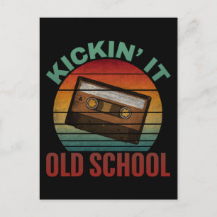 Postal Cinta de Casete al Estilo Retro