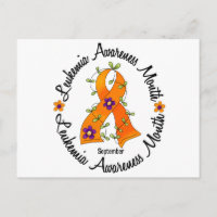 Cinta de flor 3 Mes de sensibilización sobre leuce