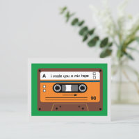 Cinta de Mezcla de Casete Marrón Old Skool Saludos