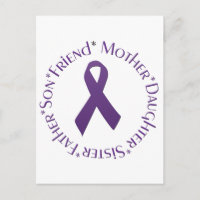 cinta de reconocimiento púrpura