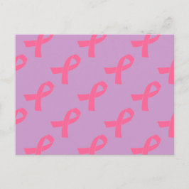 Postal Cinta de sensibilización sobre el cáncer rosa