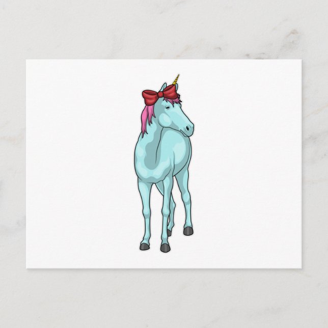 Postal Cinta de Unicorn (Anverso)