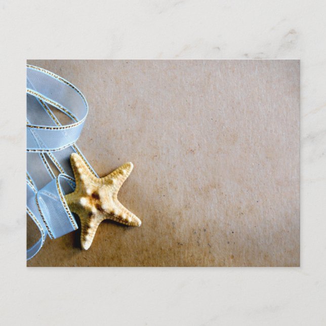 Postal Cinta estelar y azul (Anverso)