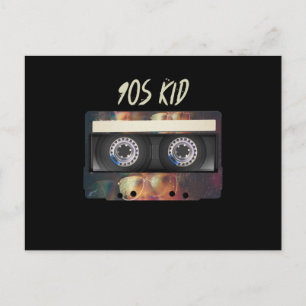Postal Cinta Mixta Ambiente de los 90 Cumpleaños 90's