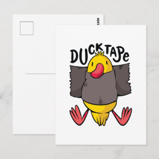 Postal Cinta Pato Divertido