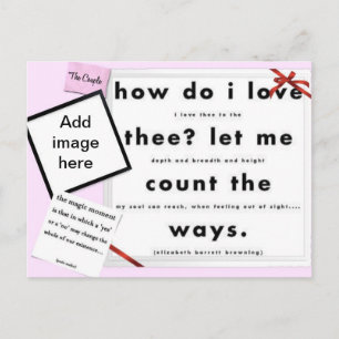 Postal Cinta roja ¿Cómo me gusta?