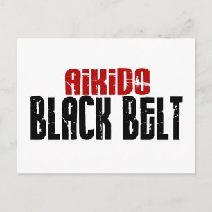 Postal Cinturón negro de Aikido