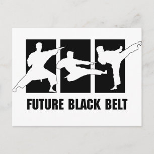 Postal Cinturón negro futuro