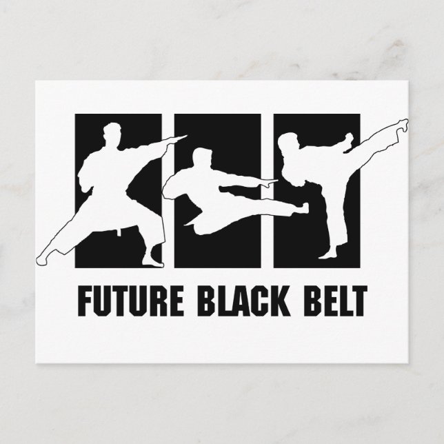 Postal Cinturón negro futuro (Anverso)
