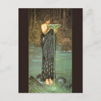 Postal Circe Invidiosa - 1892 por John William Waterhouse