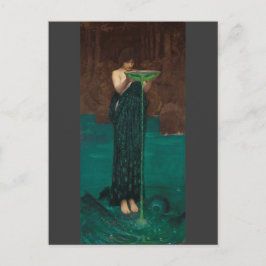 Postal Circe Invidiosa por Waterhouse
