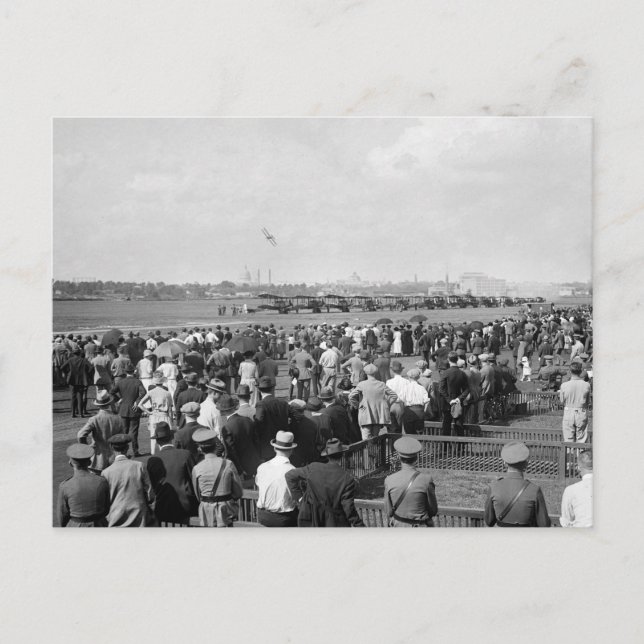 Postal Circo aéreo del campo de control: 1923 (Anverso)