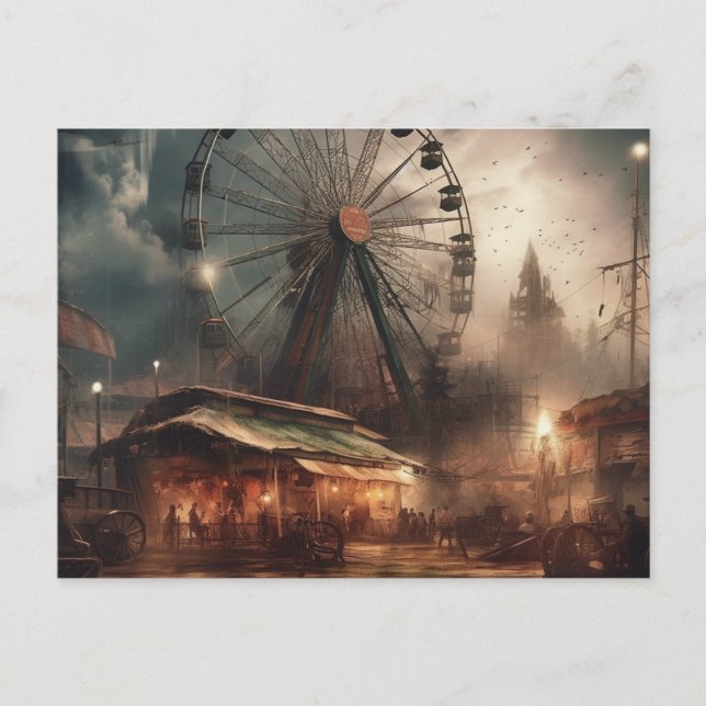 Postal circo apocalíptico (Anverso)