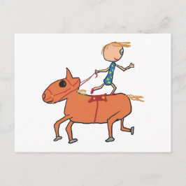 Postal Circo de equitación